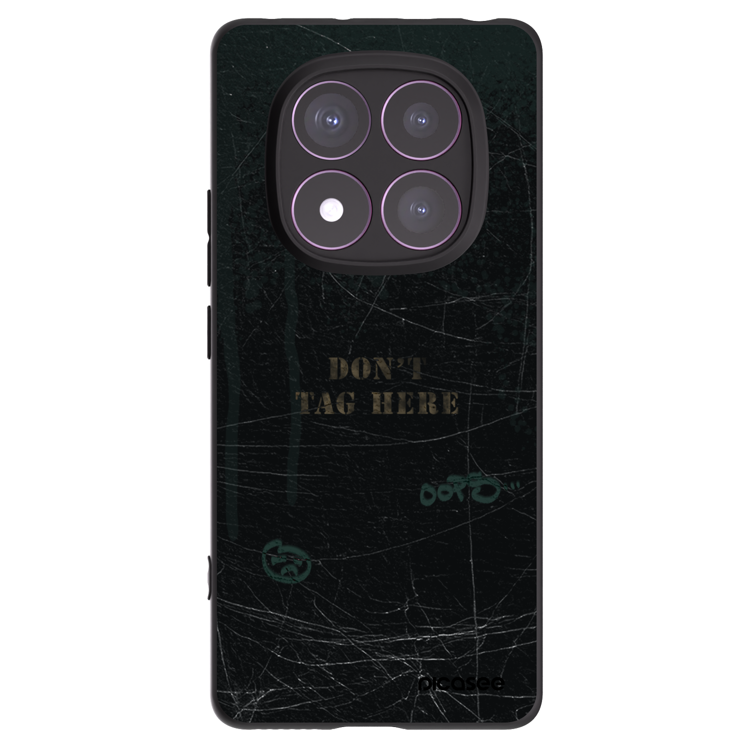 Picasee silikonski črni ovitek za Xiaomi Redmi Note 14 Pro 4G - DON´T TAG