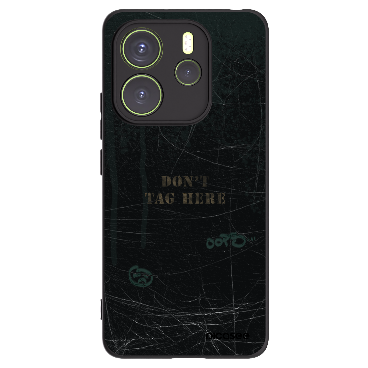 Picasee silikonski črni ovitek za Xiaomi Redmi Note 14 4G - DON´T TAG
