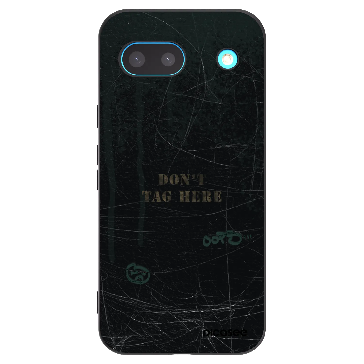Picasee silikonski črni ovitek za Google Pixel 8a - DON´T TAG