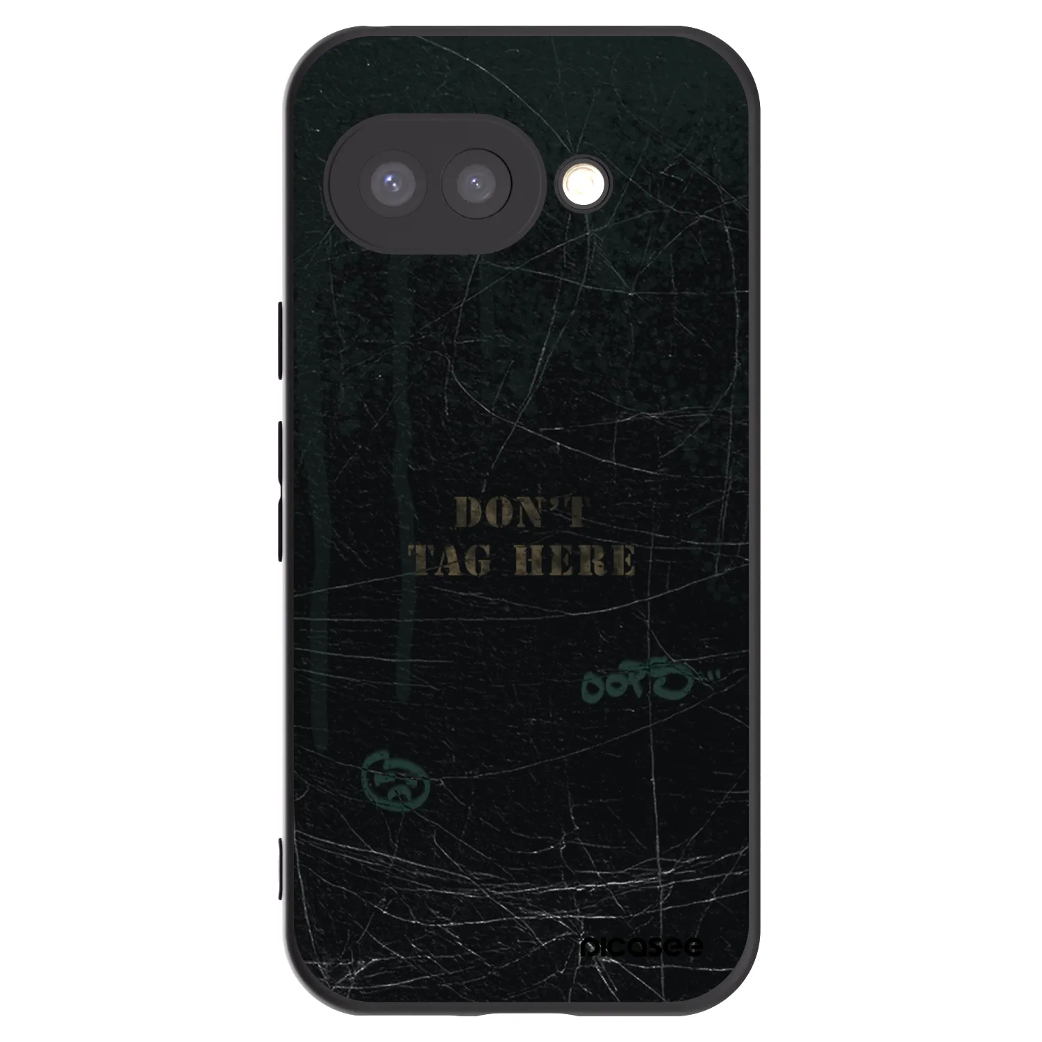 Picasee silikonski črni ovitek za Google Pixel 9a - DON´T TAG