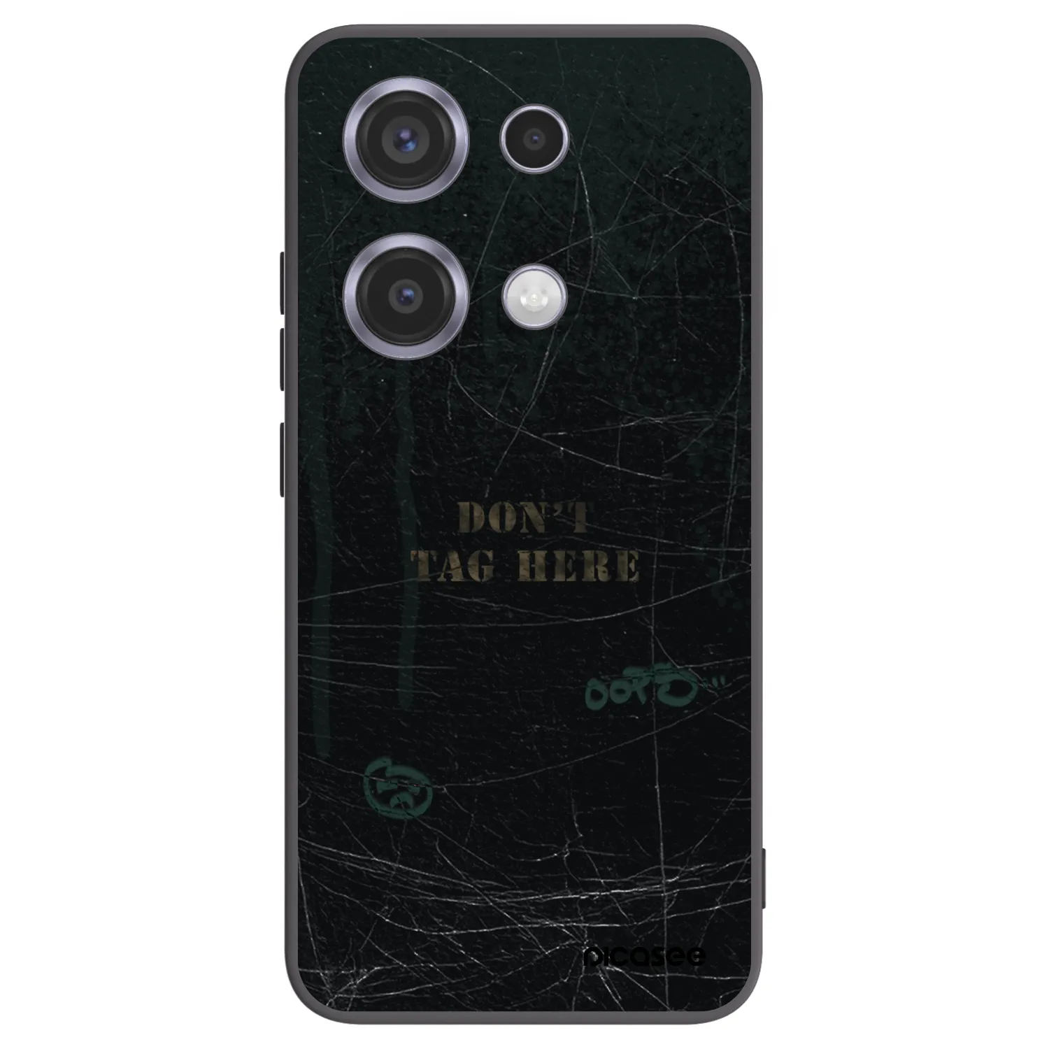 Picasee silikonski črni ovitek za Xiaomi Redmi Note 14S - DON´T TAG
