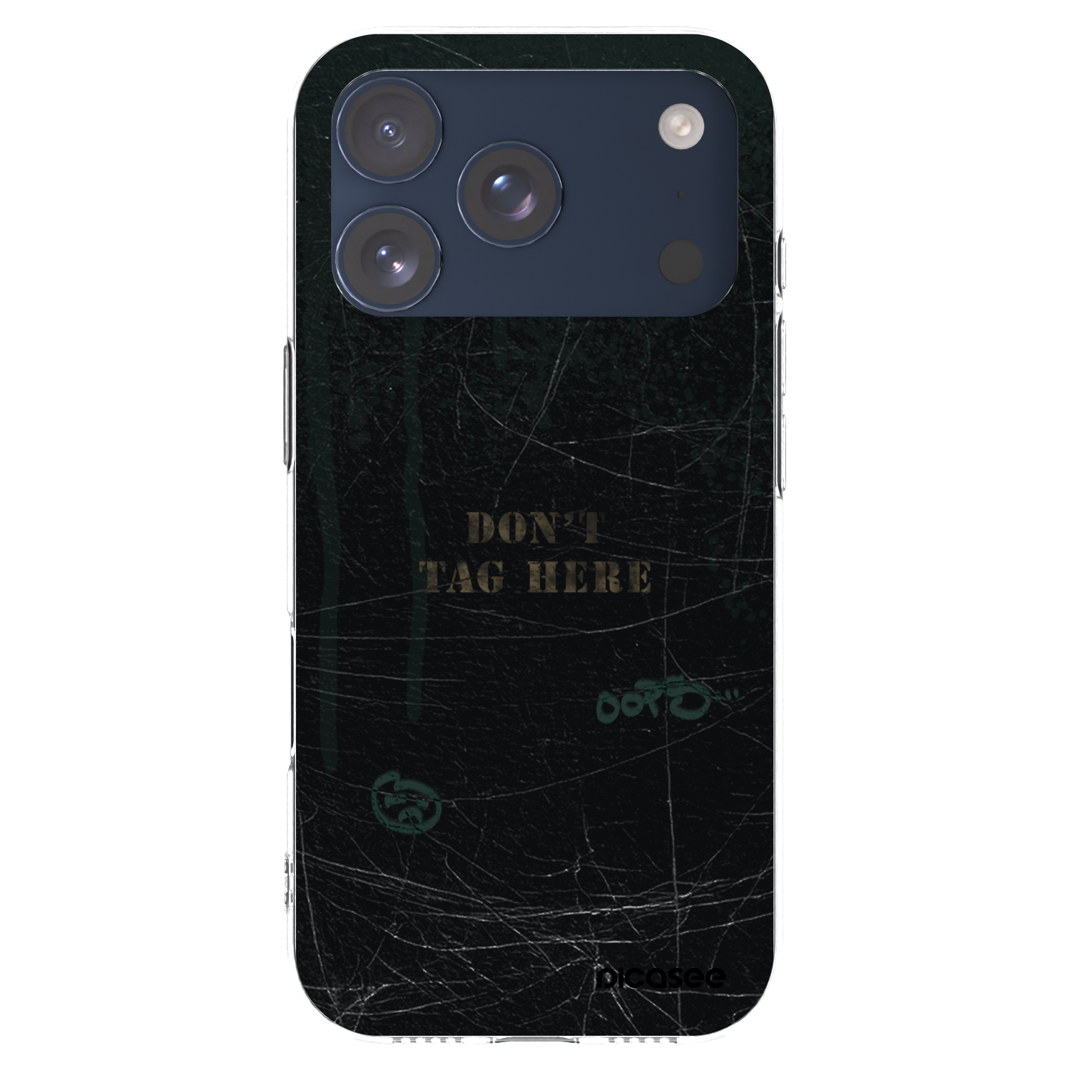 Picasee silikonski prozorni ovitek za Apple iPhone 17 Pro - DON´T TAG