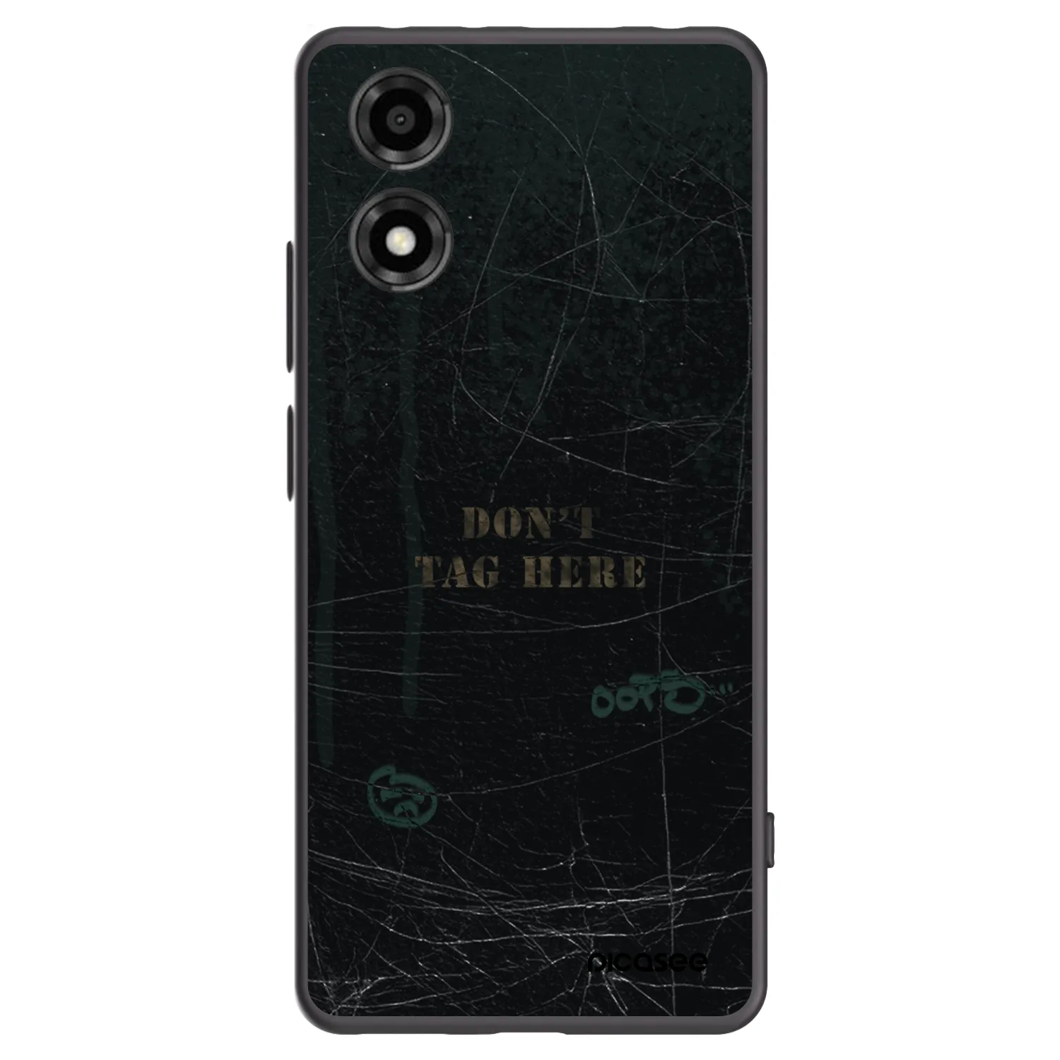 Picasee silikonski črni ovitek za Motorola Moto E14 - DON´T TAG