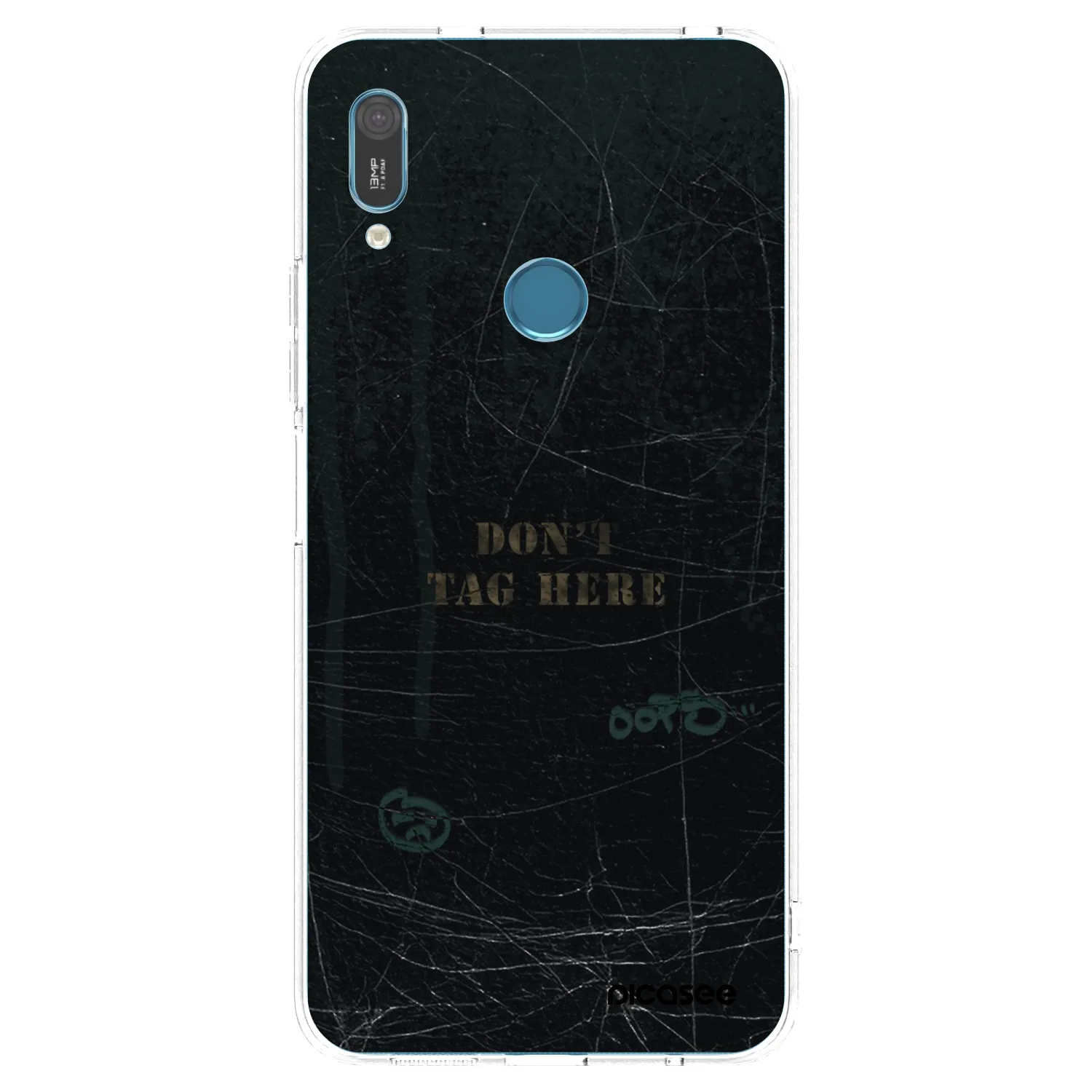 Picasee silikonski prozorni ovitek za Huawei Y6 2019 - DON´T TAG