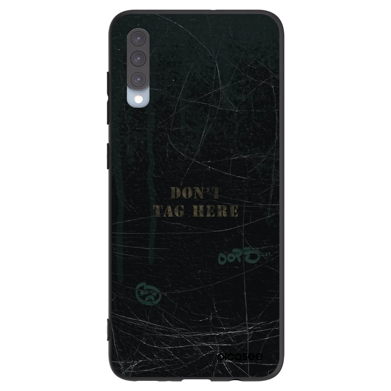 Picasee silikonski črni ovitek za Samsung Galaxy A70 A705F - DON´T TAG