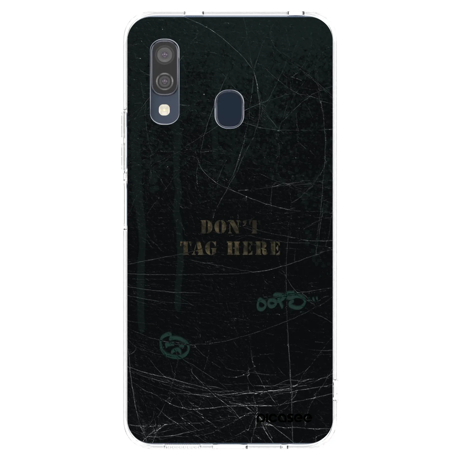 Picasee silikonski prozorni ovitek za Samsung Galaxy A40 A405F - DON´T TAG