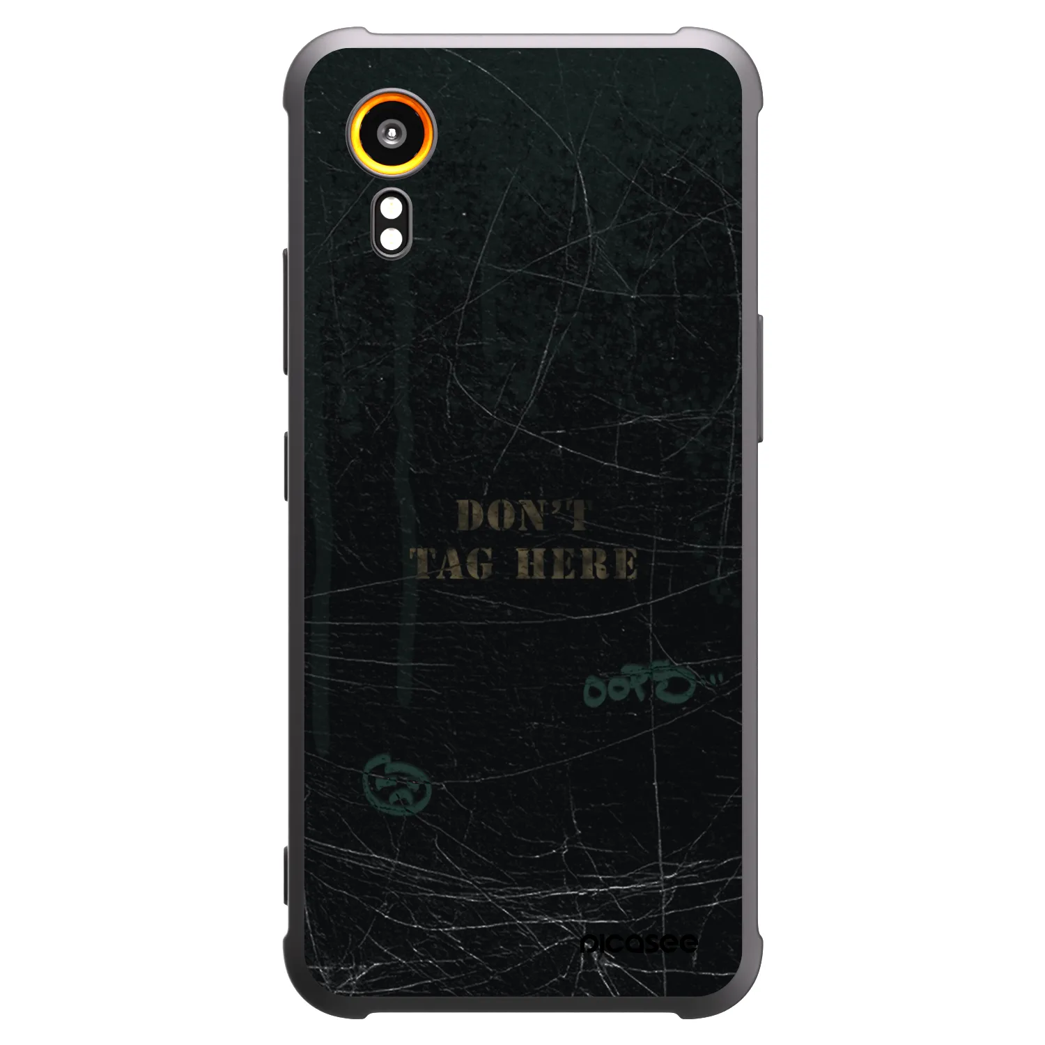 Picasee silikonski črni ovitek za Samsung Galaxy Xcover 7 - DON´T TAG