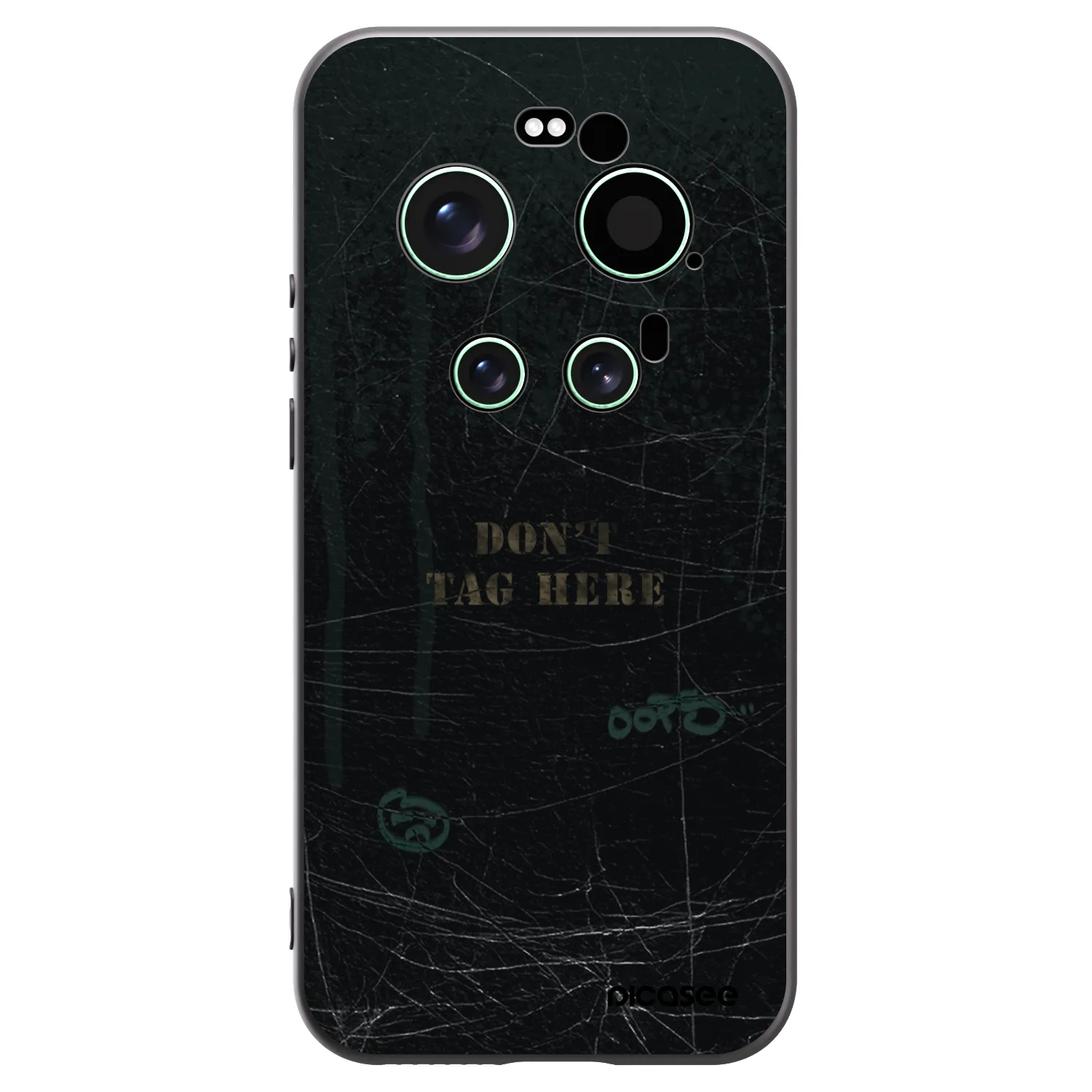 Picasee silikonski črni ovitek za Xiaomi 17 Ultra - DON´T TAG