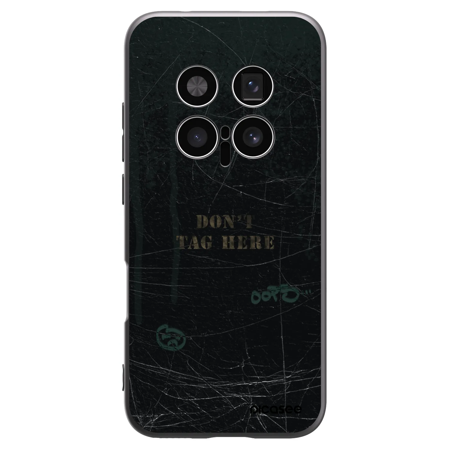 Picasee silikonski črni ovitek za Honor Magic8 Pro 5G - DON´T TAG