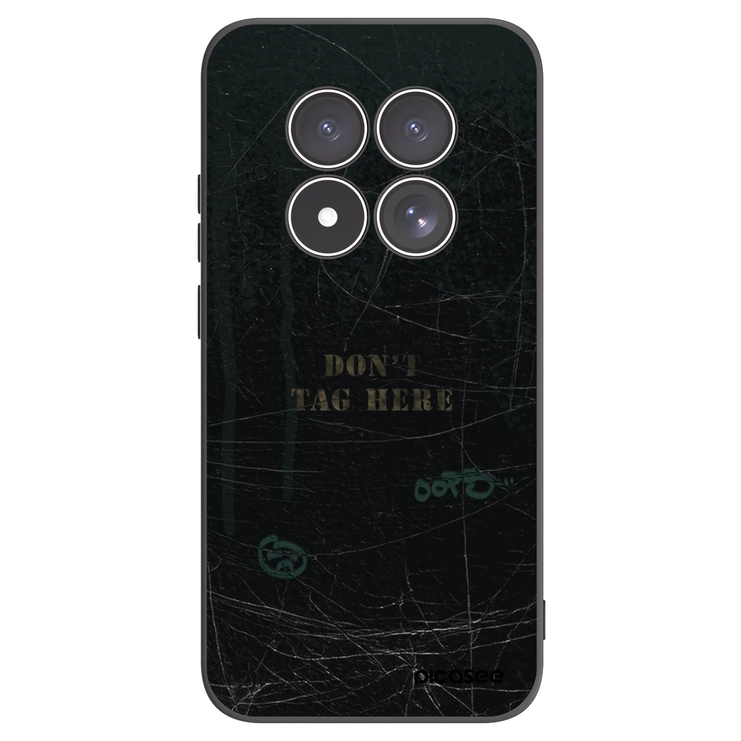 Picasee silikonski črni ovitek za Xiaomi Redmi Note 15 Pro 5G - DON´T TAG