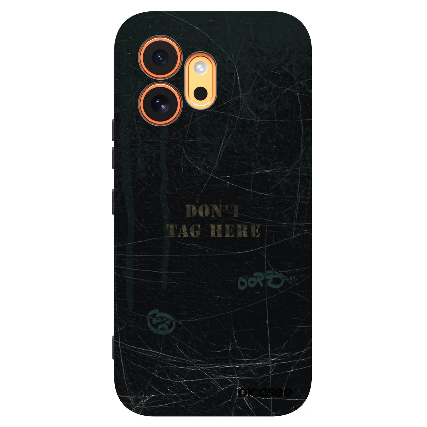 Picasee silikonski črni ovitek za Honor 600 - DON´T TAG