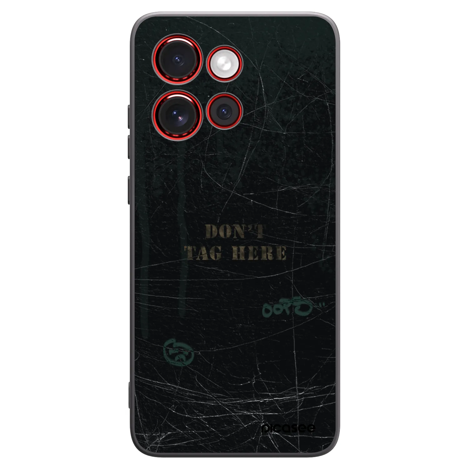 Picasee silikonski črni ovitek za Motorola Edge 60 Neo 5G - DON´T TAG