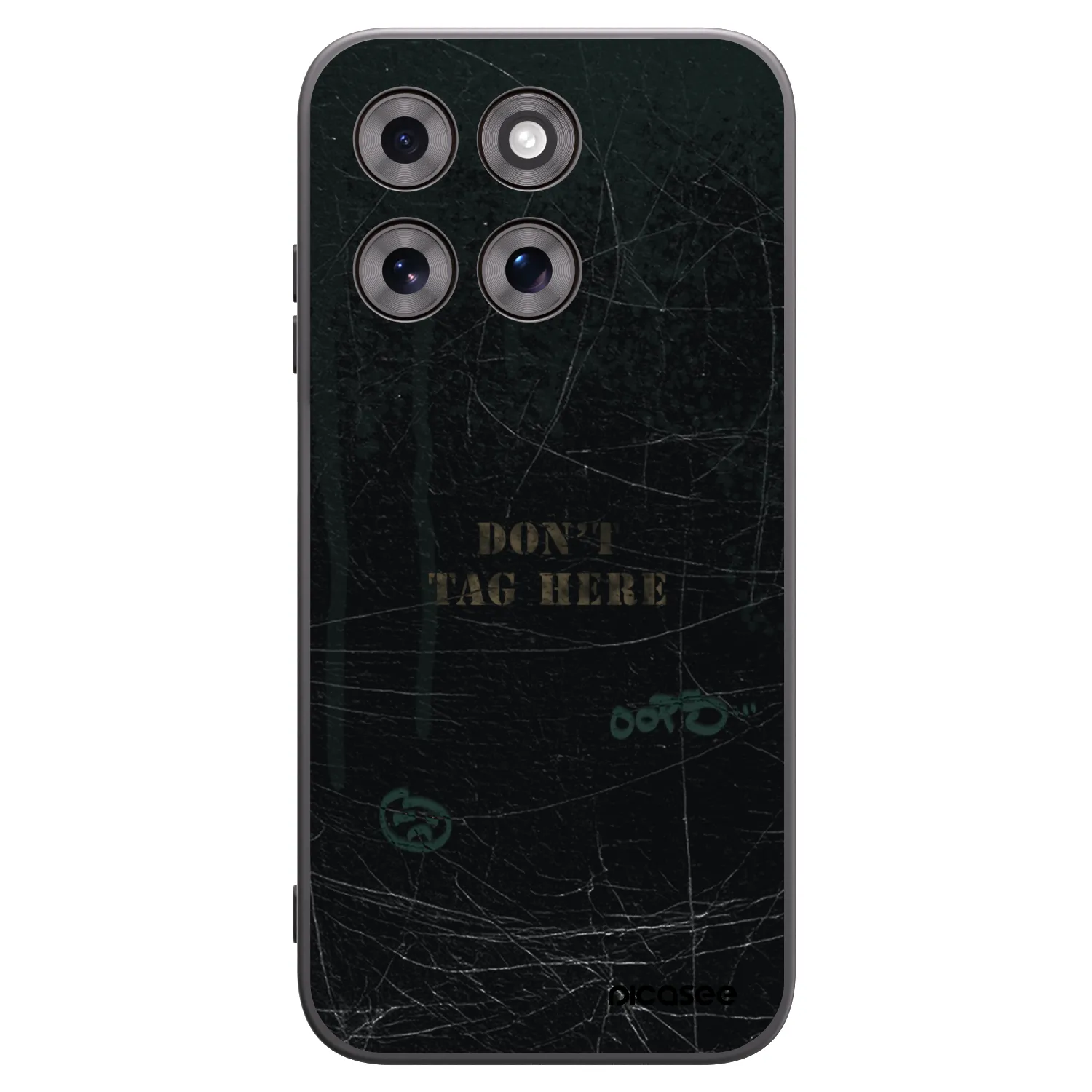 Picasee silikonski črni ovitek za Motorola Moto G77 - DON´T TAG