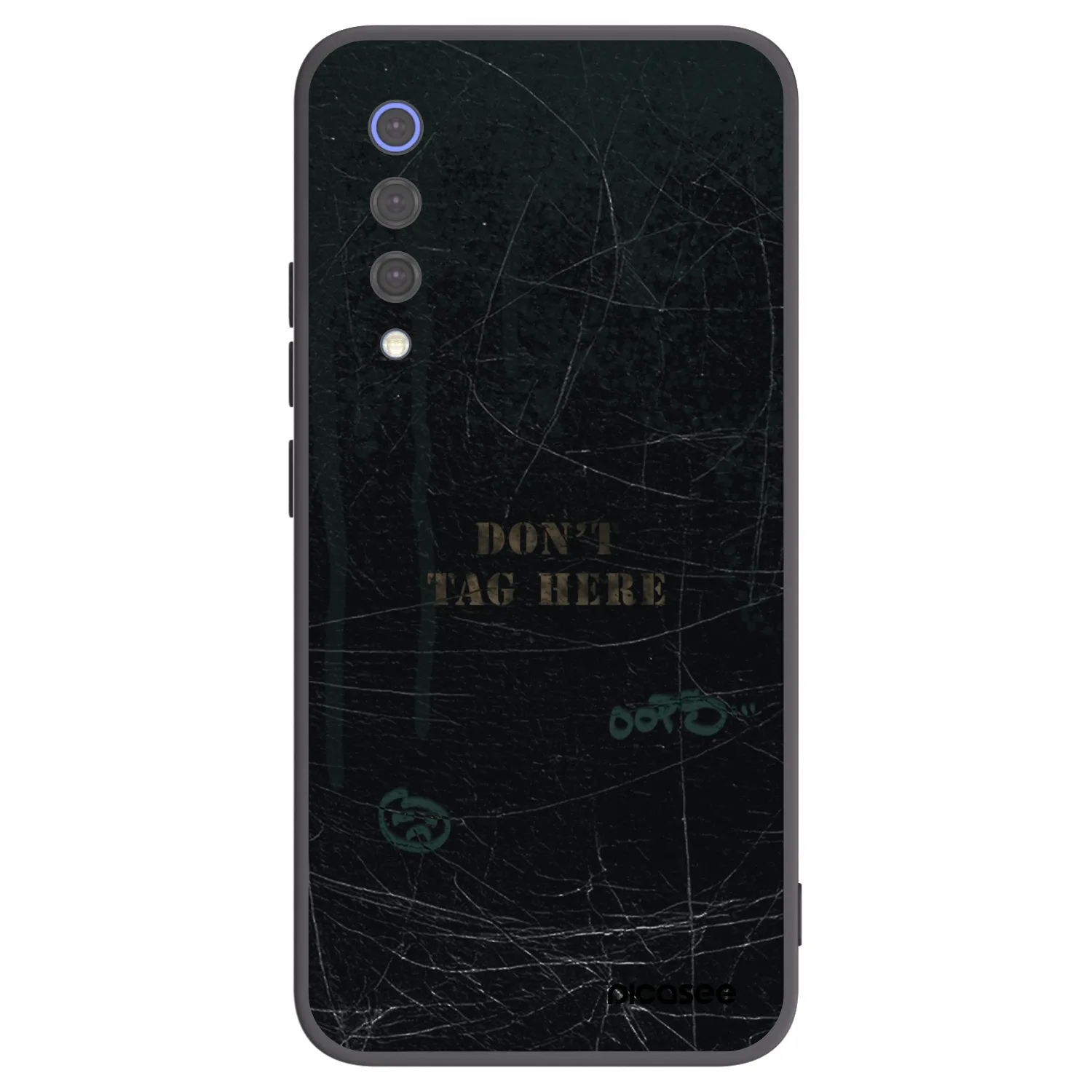 Picasee silikonski črni ovitek za Xiaomi Mi 9 SE - DON´T TAG