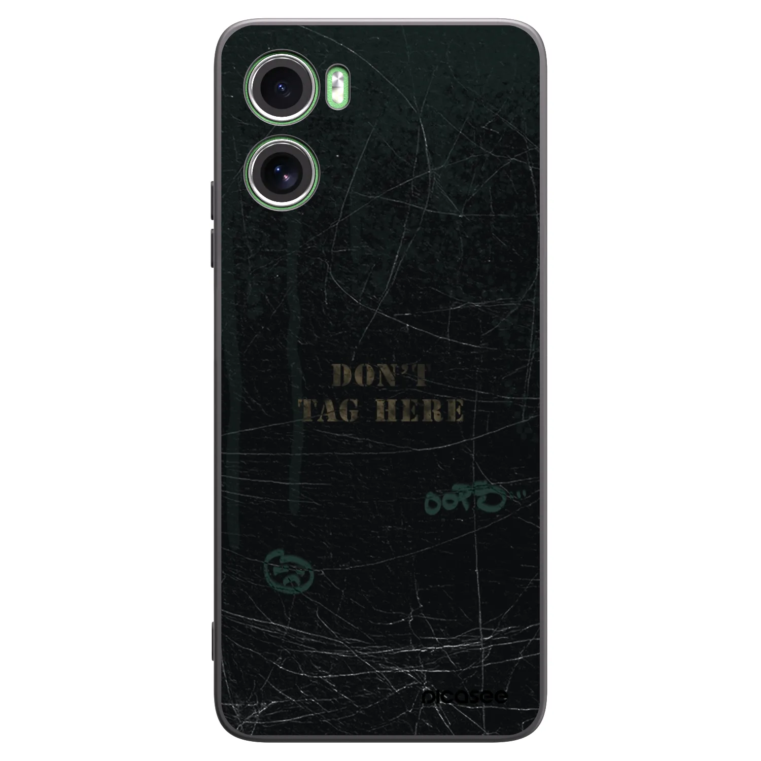Picasee silikonski črni ovitek za Motorola Moto G06 - DON´T TAG