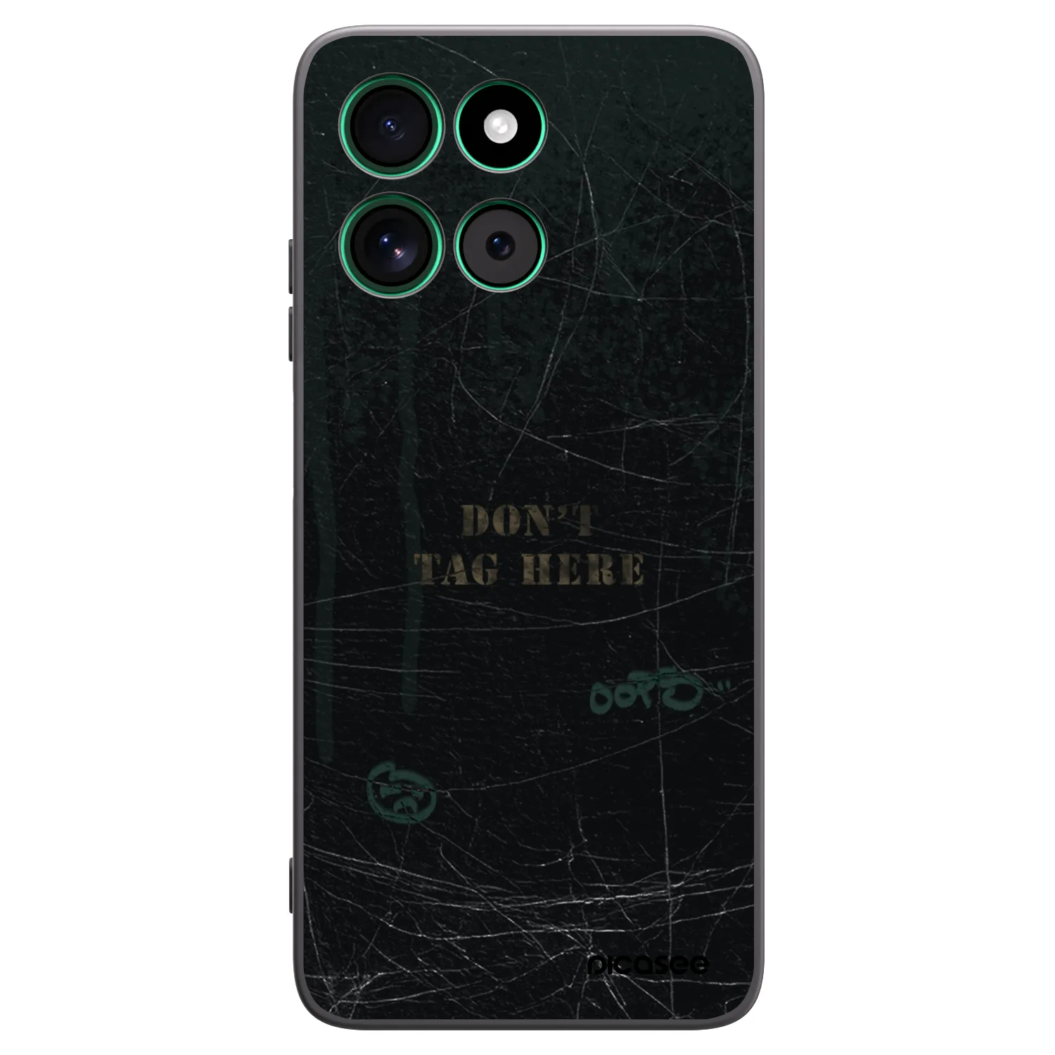 Picasee silikonski črni ovitek za Motorola Moto G57 Power - DON´T TAG