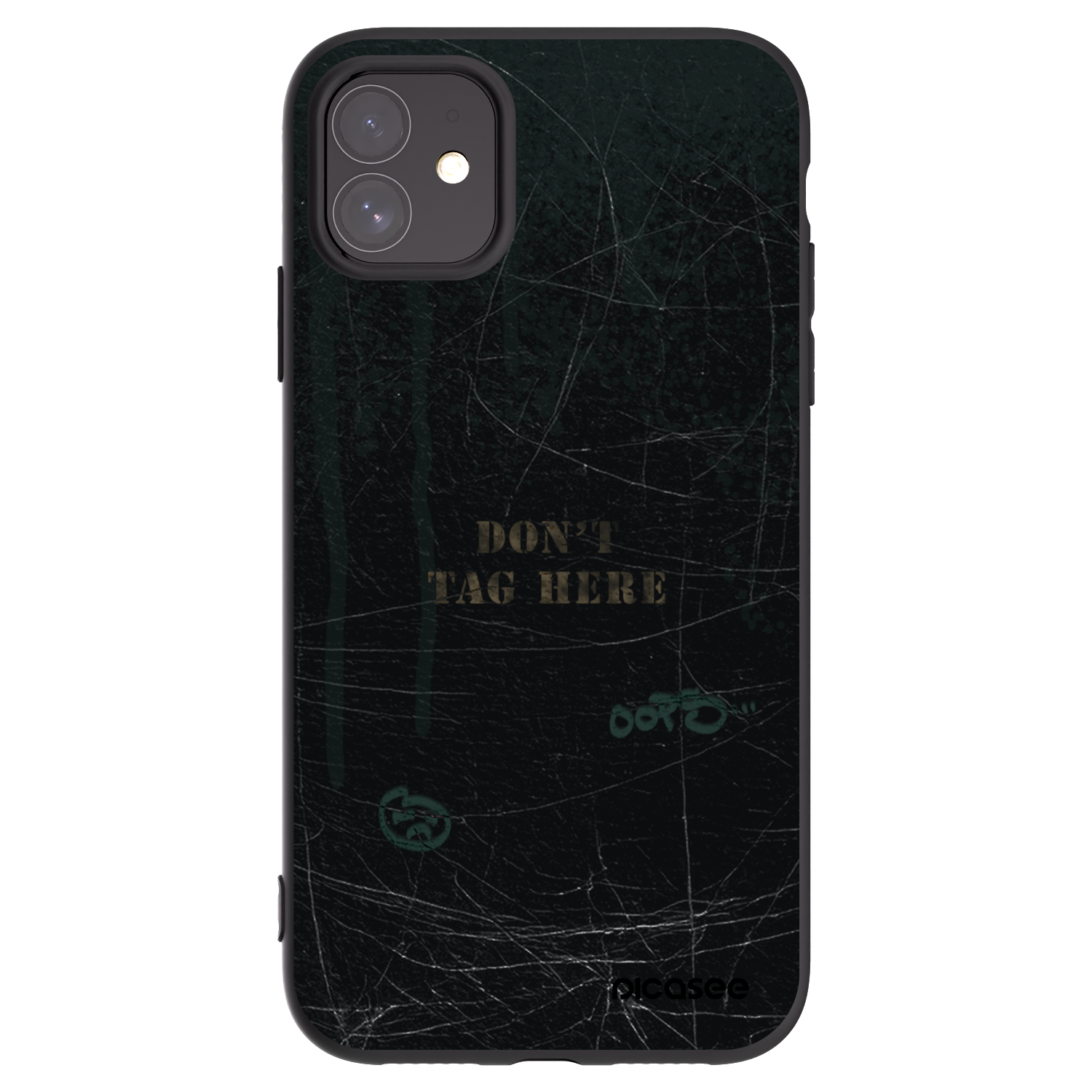 Picasee silikonski črni ovitek za Apple iPhone 11 - DON´T TAG