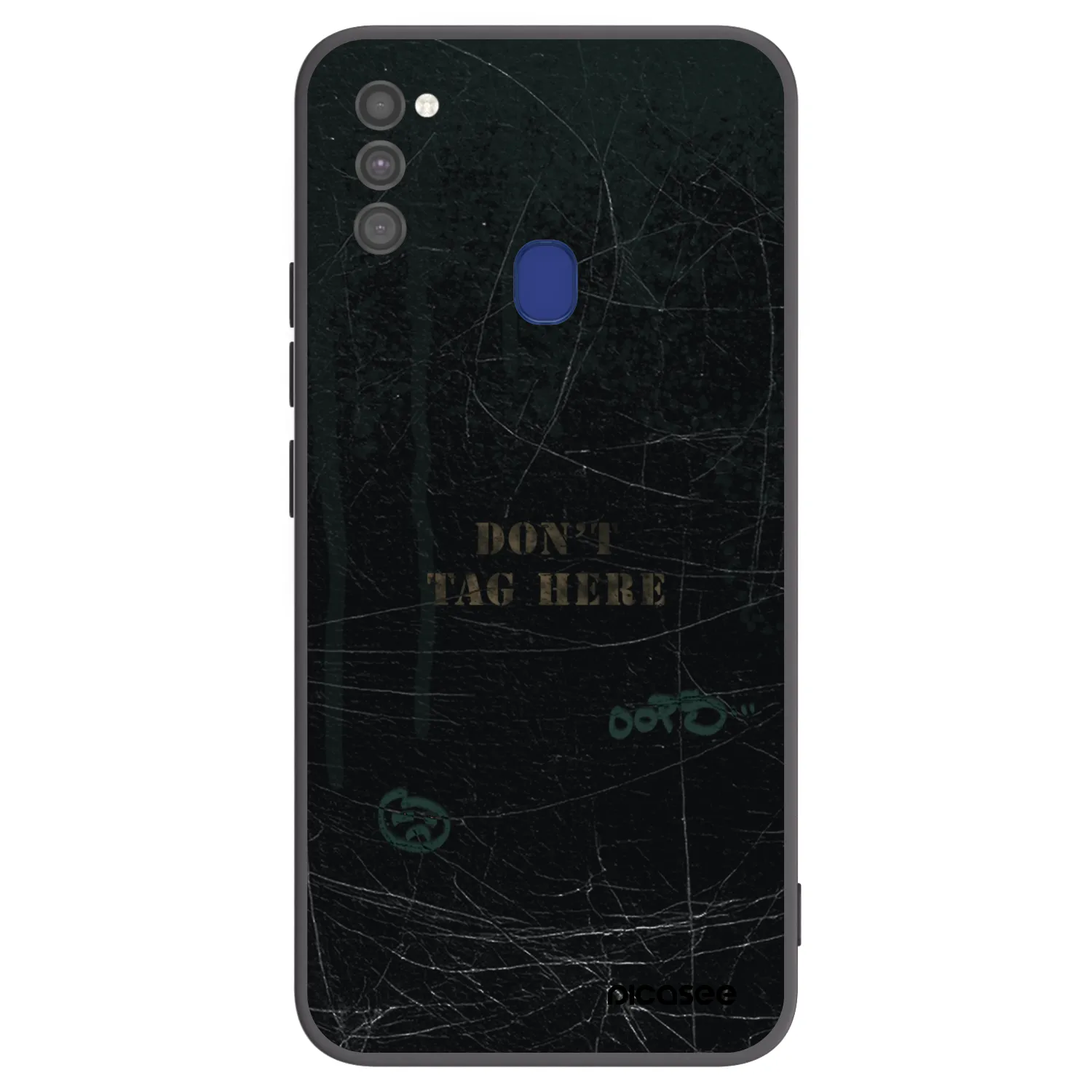 Picasee silikonski črni ovitek za Samsung Galaxy M21 M215F - DON´T TAG