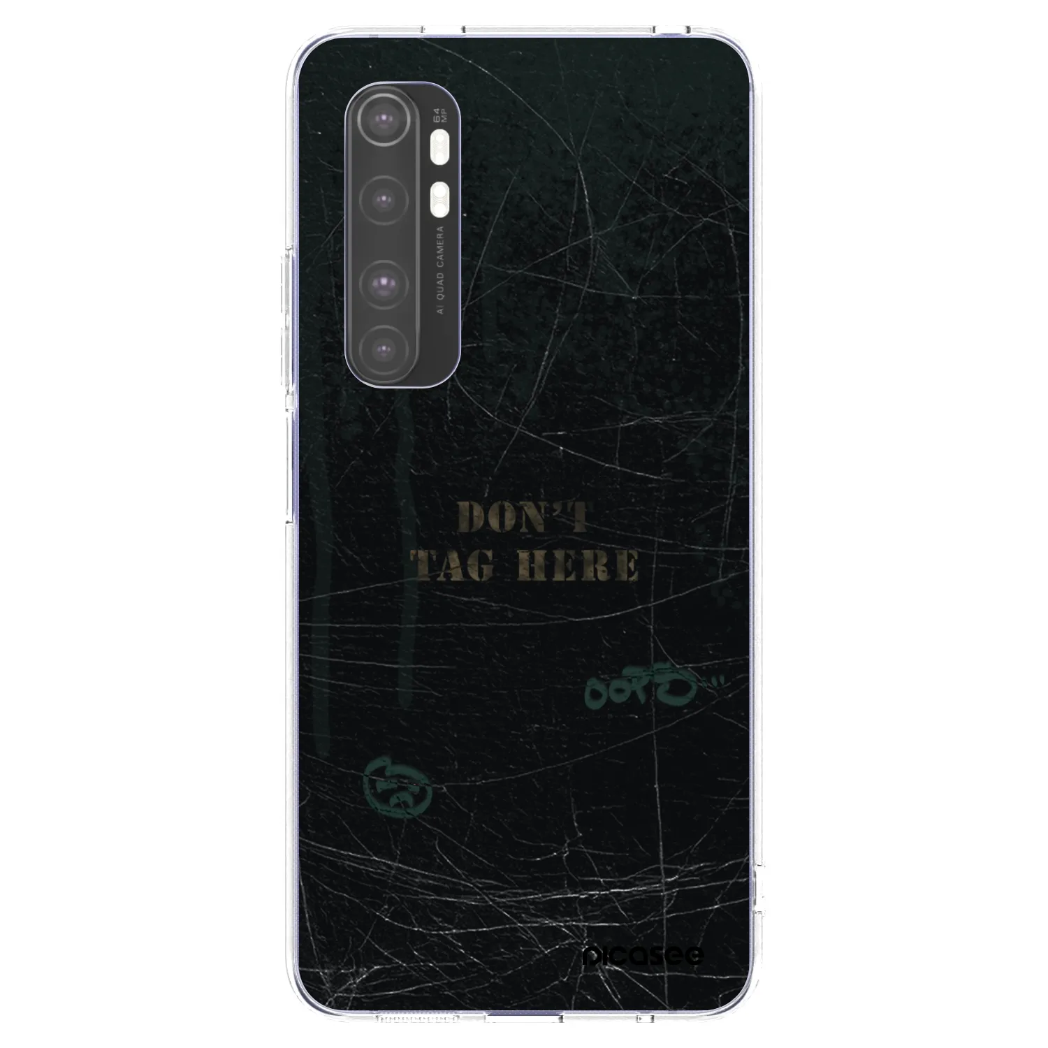 Picasee silikonski prozorni ovitek za Xiaomi Mi Note 10 Lite - DON´T TAG