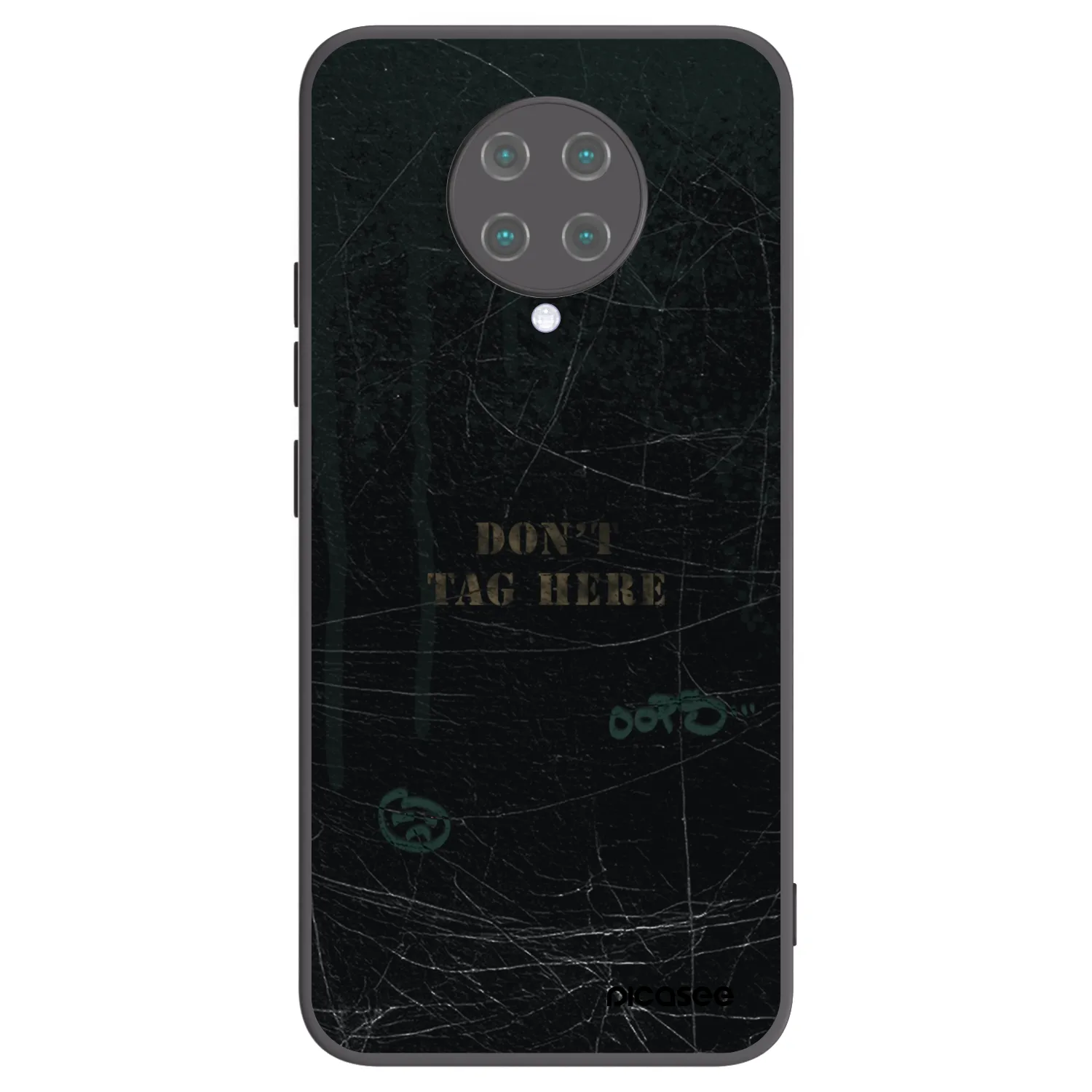 Picasee silikonski črni ovitek za Xiaomi Poco F2 Pro - DON´T TAG