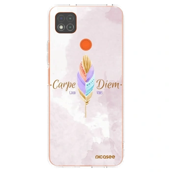 Picasee silikonski prozorni ovitek za Xiaomi Redmi 9C - Carpe Diem