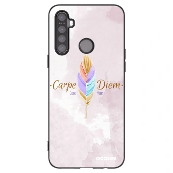 Picasee silikonski črni ovitek za Realme 6i - Carpe Diem