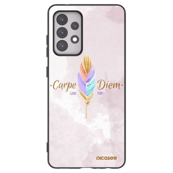 Picasee silikonski črni ovitek za Samsung Galaxy A52 5G A525F - Carpe Diem