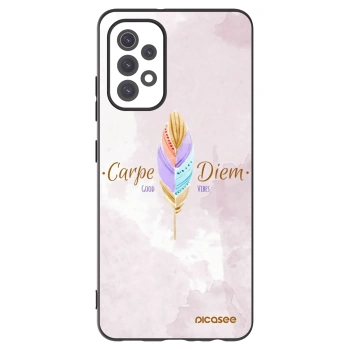 Picasee silikonski črni ovitek za Samsung Galaxy A32 5G A326B - Carpe Diem