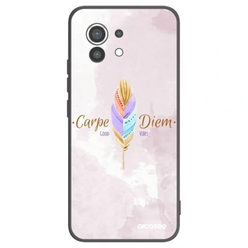 Picasee silikonski črni ovitek za Xiaomi Mi 11 - Carpe Diem
