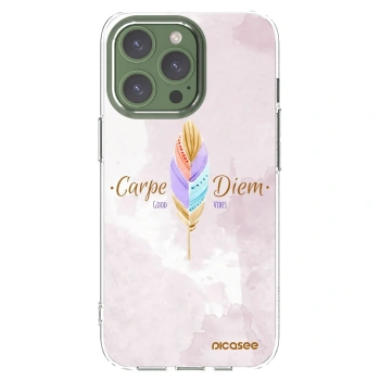 Picasee silikonski prozorni ovitek za Apple iPhone 13 Pro - Carpe Diem
