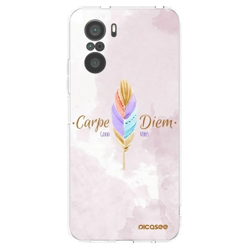Picasee silikonski prozorni ovitek za Xiaomi Poco F3 - Carpe Diem