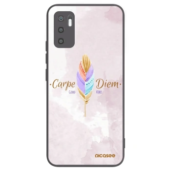 Picasee silikonski črni ovitek za Xiaomi Redmi Note 10 5G - Carpe Diem