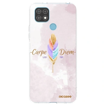 Picasee silikonski prozorni ovitek za Realme C21 - Carpe Diem