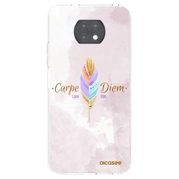 Picasee silikonski prozorni ovitek za Xiaomi Redmi Note 9T - Carpe Diem