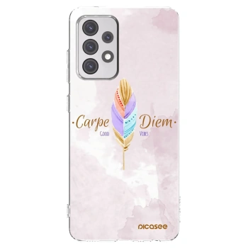 Picasee silikonski prozorni ovitek za Samsung Galaxy A52s 5G A528B - Carpe Diem
