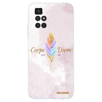 Picasee silikonski prozorni ovitek za Xiaomi Redmi 10 - Carpe Diem