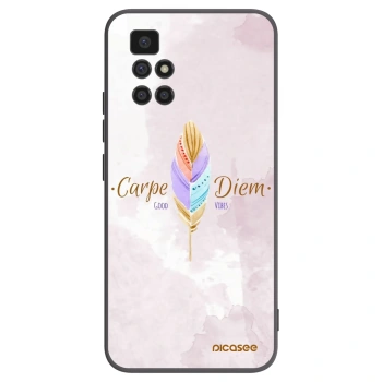 Picasee silikonski črni ovitek za Xiaomi Redmi 10 - Carpe Diem