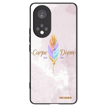 Picasee silikonski črni ovitek za Huawei Nova 9 - Carpe Diem