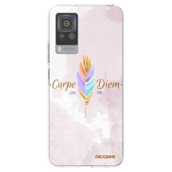 Picasee silikonski prozorni ovitek za Vivo X60 Pro 5G - Carpe Diem