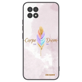 Picasee silikonski črni ovitek za Realme 8i - Carpe Diem