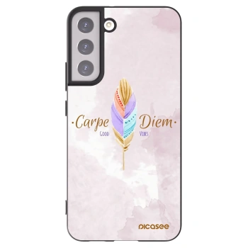 Picasee silikonski črni ovitek za Samsung Galaxy S22+ 5G - Carpe Diem