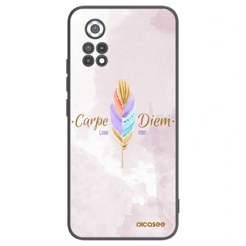 Picasee silikonski črni ovitek za Xiaomi Poco X4 Pro 5G - Carpe Diem