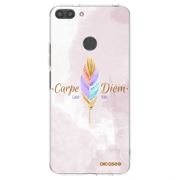 Picasee silikonski prozorni ovitek za Huawei P Smart - Carpe Diem