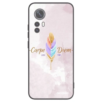Picasee silikonski črni ovitek za Xiaomi 12X - Carpe Diem