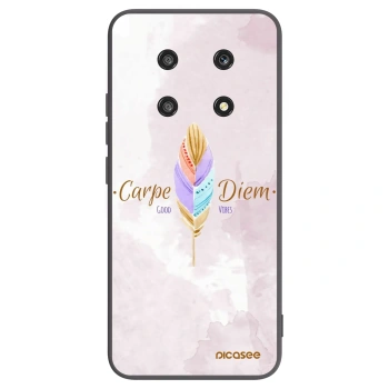 Picasee silikonski črni ovitek za Honor Magic4 Lite 5G - Carpe Diem