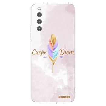 Picasee silikonski prozorni ovitek za Sony Xperia 10 IV 5G - Carpe Diem
