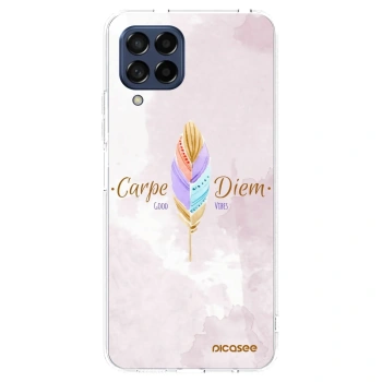 Picasee silikonski prozorni ovitek za Samsung Galaxy M53 5G - Carpe Diem