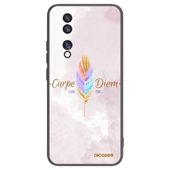 Picasee silikonski črni ovitek za Honor 70 - Carpe Diem