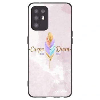 Picasee silikonski črni ovitek za OPPO A94 5G - Carpe Diem
