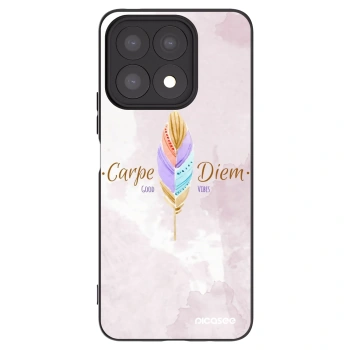 Picasee silikonski črni ovitek za Honor X8a - Carpe Diem